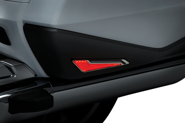 Omni Led Side Saddlebag Inserts Orange, Red, 2, nordicamoto.ro