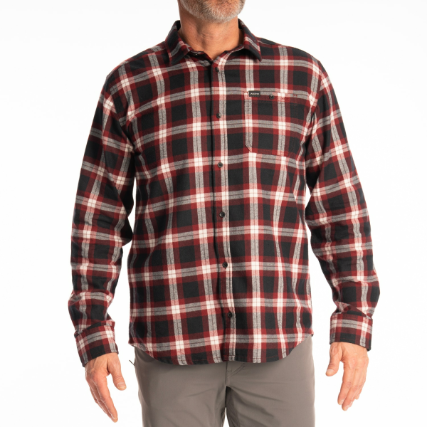 Cămașă flanel bărbați  Klim Alderson Midweight Black - Asphalt, 12, nordicamoto.ro