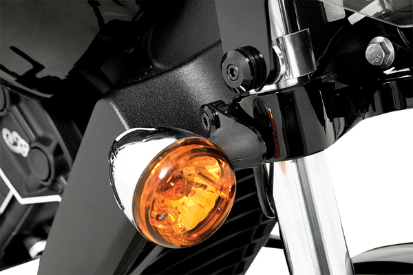 Turn Signal Relocation Hardware Kit Black, 1, nordicamoto.ro