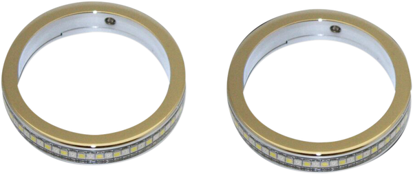 Wrap-arounds Led Turn Signals With Daytime Running Lights Chrome, 2, nordicamoto.ro