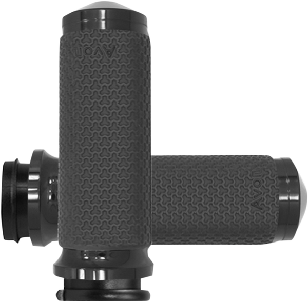 Vibration Dampening Memory Foam Grips Black, 1, nordicamoto.ro