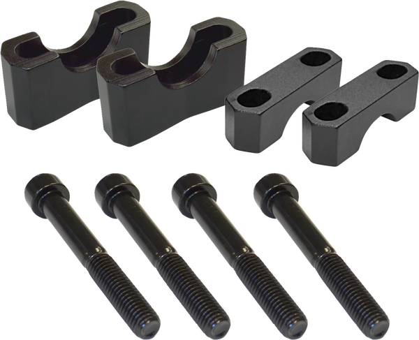 Universal 7/8(r) Bar Risers Black, 2, nordicamoto.ro