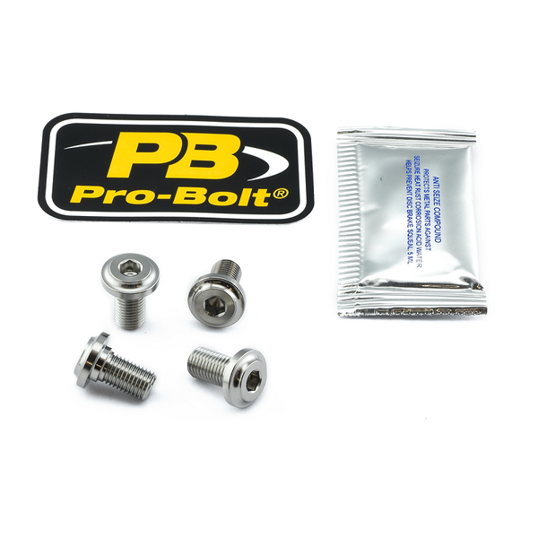 Brake Rotor Mounting Bolt Kit Silver, Unfinished, 2, nordicamoto.ro