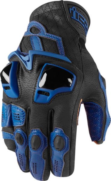 Manusi Piele Icon Hypersport™ Blue L, 1, nordicamoto.ro