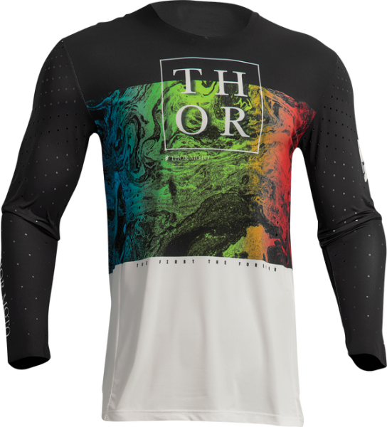 Tricou Thor Prime Melter Black/White 2XL, 7, nordicamoto.ro