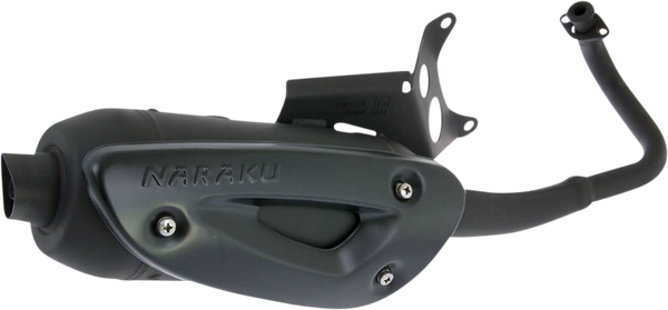 Naraku Traffic Full Exhaust System Black, 2, nordicamoto.ro