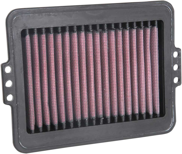 High-flow Air Filter Black, Red, 3, nordicamoto.ro