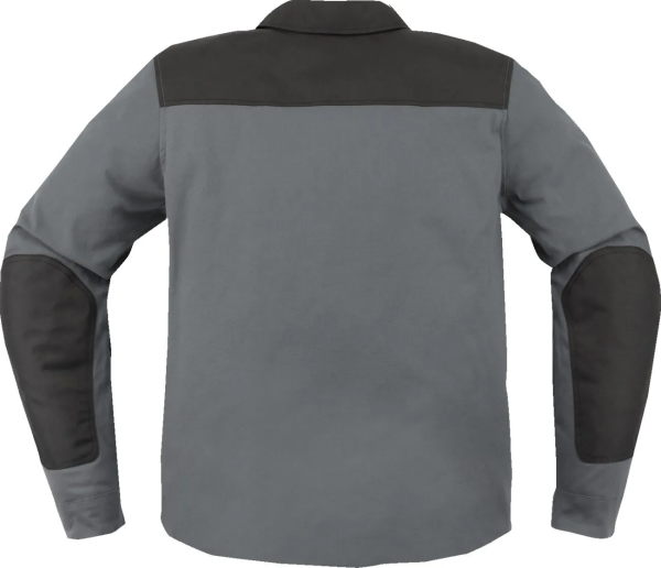 Geaca Icon Upstate Canvas Ce Gray L, 3, nordicamoto.ro
