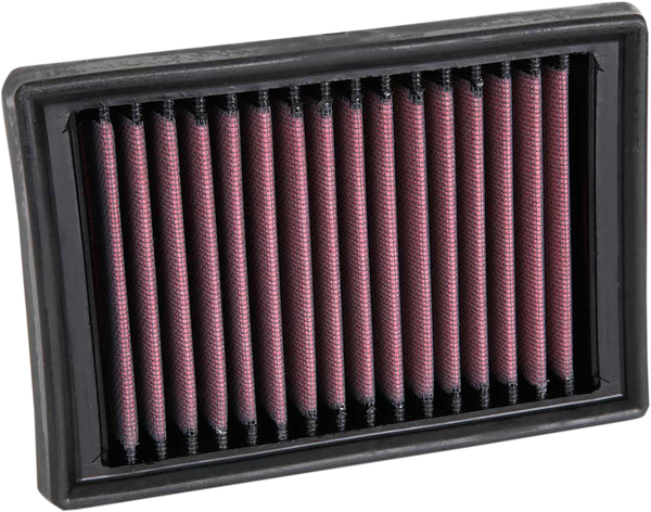 High-flow Air Filter Black, Red, 1, nordicamoto.ro