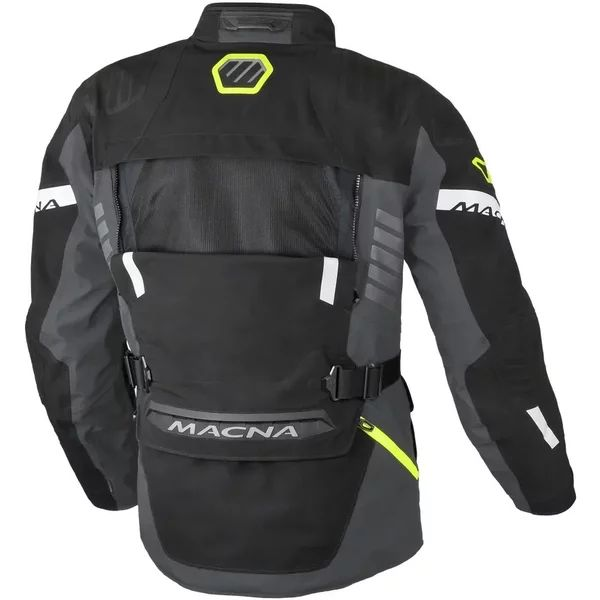MACNA ULTIMAX 2.0 L vízálló túra-/kalanddzseki – Fekete/fluo sárga, 4, nordicamoto.ro