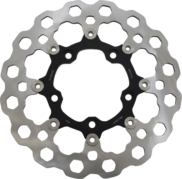 Cubiq Brake Rotor Black, Chrome, 2, nordicamoto.ro