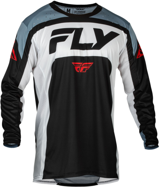 MX Fly Lite 731 póló – fekete/fehér/szürke, L, 1, nordicamoto.ro