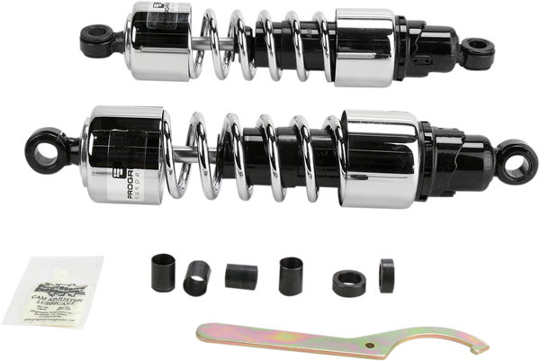 412 Series Cruiser Shocks Black, Chrome, 1, nordicamoto.ro