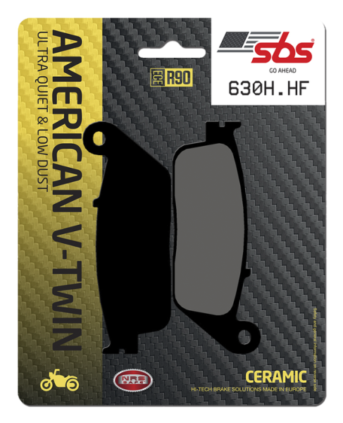 Hhf Street Ceramic Organic Brake Pads, 2, nordicamoto.ro