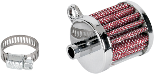 Mini Crankcase Vent Filter Red, 1, nordicamoto.ro