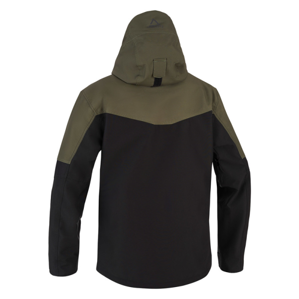 AMOQ Void V2 motoros szán kabát, katonai zöld/narancssárga, M-es méret, 3, nordicamoto.ro