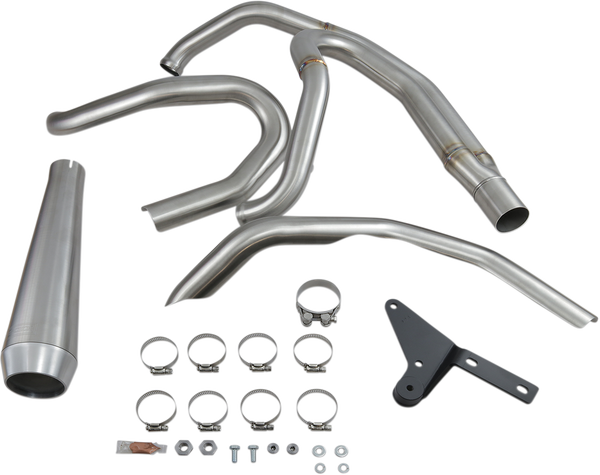 2-into-1 Road Rage Exhaust System Black, 1, nordicamoto.ro