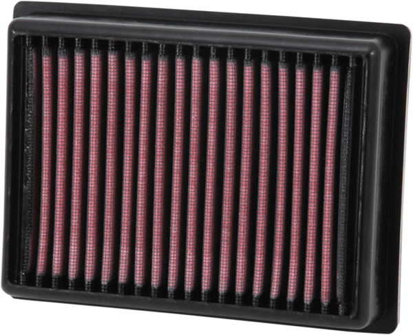 High-flow Air Filter Black, Red, 2, nordicamoto.ro