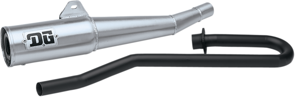 Rcm 4-stroke Exhaust System Silver, 1, nordicamoto.ro