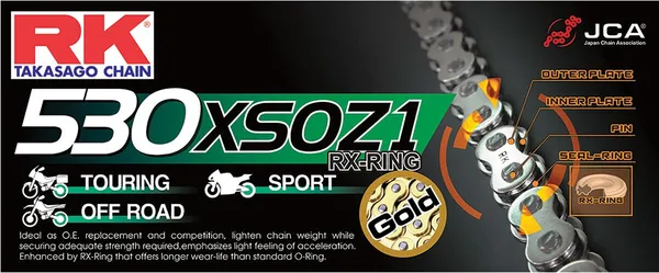 530 Xsoz1 lánc, természetes, 2, nordicamoto.ro