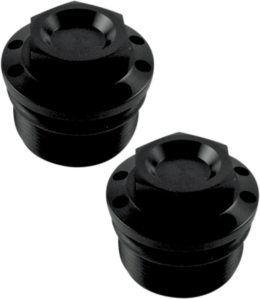 Fork Tube Caps Black, 2, nordicamoto.ro