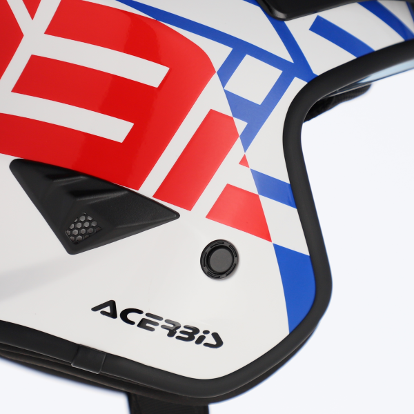 Acerbis Aria Sport Jet sisak, fehér/kék/piros, M-es méret, 4, nordicamoto.ro