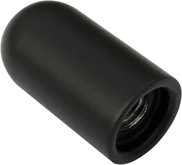 Aluminum Antenna Stud Cap Black, 1, nordicamoto.ro