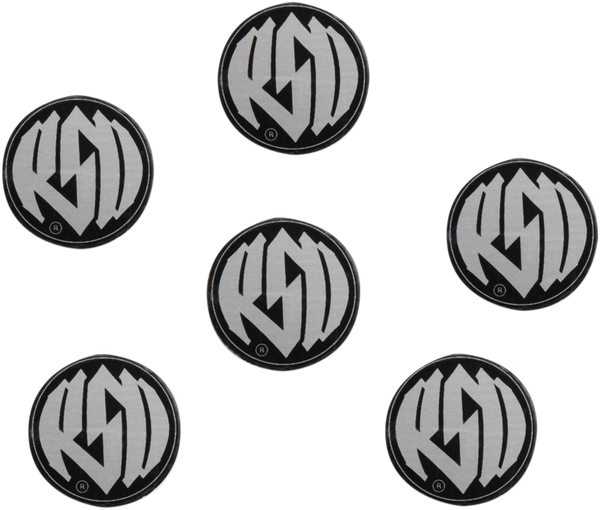 Badge Black, Silver, 1, nordicamoto.ro