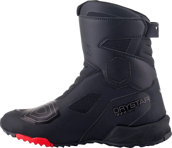 Alpinestars RT-7 Drystar csizma, fekete/piros, 48-as méret, 7, nordicamoto.ro