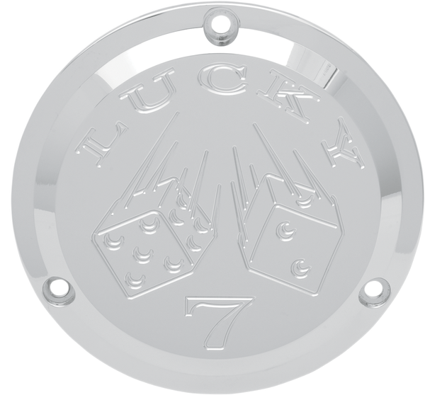 Chrome Billet Derby Cover Chrome, 1, nordicamoto.ro