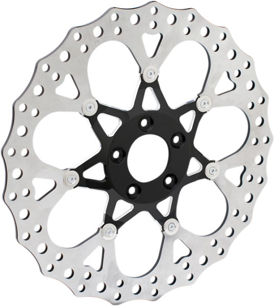 Two-piece Floating Brake Rotor Black, 1, nordicamoto.ro