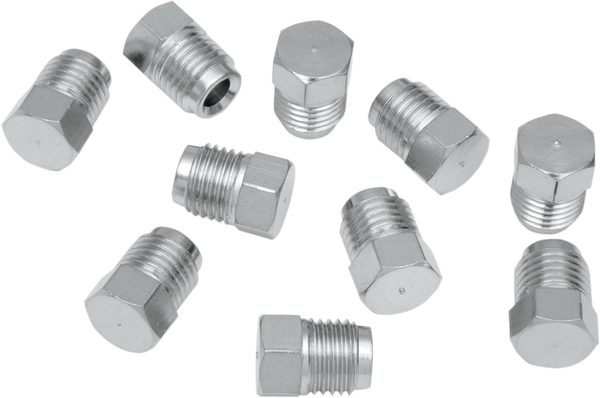 Brake Line T-junction Plugs Chrome, 1, nordicamoto.ro