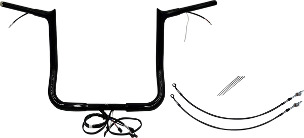 Plug & Play Ez Install 1-1/4(r) Pointed Top Handlebar Kit Silver, 3, nordicamoto.ro