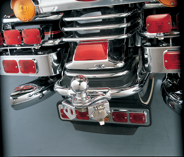 Ball Mount Trailer Hitch Receptacle Kit Chrome, 2, nordicamoto.ro