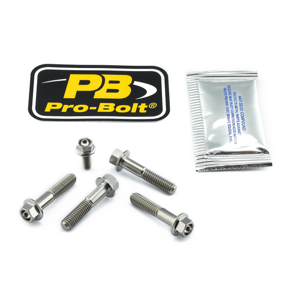 Titanium Brake & Clutch Lever Perch Pinch Bolt Kit, 1, nordicamoto.ro