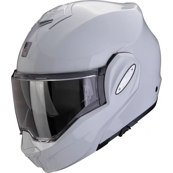 SCORPION EXO-TECH EVO PRO SOLID XL moduláris, hátrafelé nyitható sisak, világosszürke, 6, nordicamoto.ro