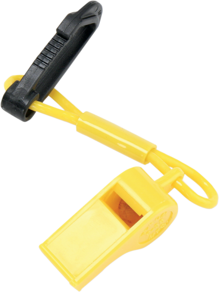 Whistle With Clip Black, Yellow, 1, nordicamoto.ro