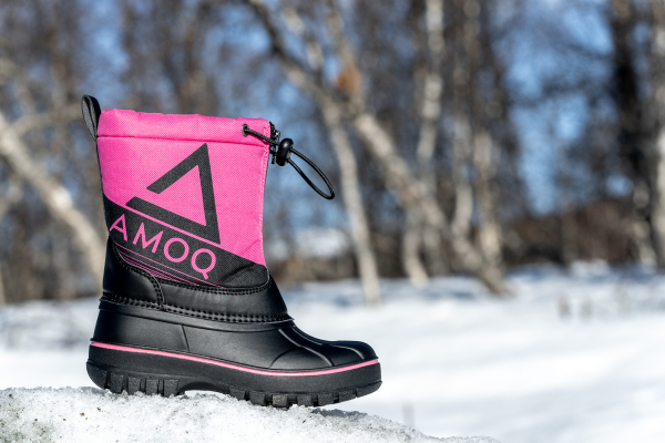 AMOQ Snowtime JNR csizma, fekete/szürke, 32-es, 6, nordicamoto.ro