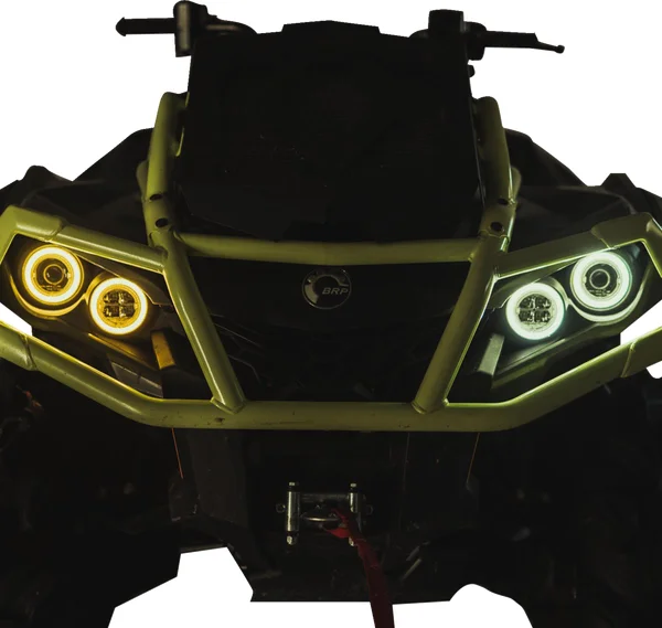 Led Halo Kit Yellow, 2, nordicamoto.ro