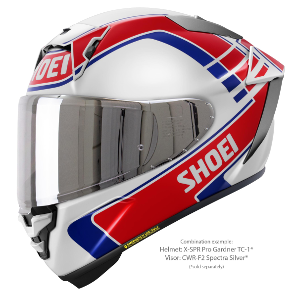 Casca Integrala SHOEI X-SPR PRO GARDNER TC-1 Rosu/Alb M, 7, nordicamoto.ro