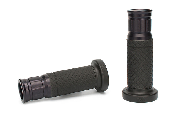 Handlebar Grip Black, Anodized, 1, nordicamoto.ro