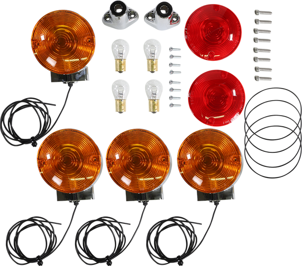 Marker Light Kits Chrome, 1, nordicamoto.ro