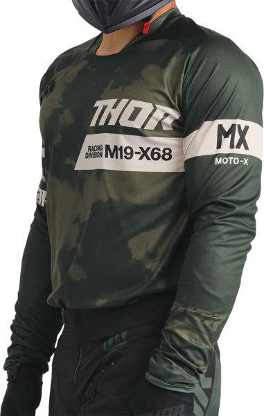 Tricou Thor Launchmode Bleach Verde/Negru 3XL, 6, nordicamoto.ro