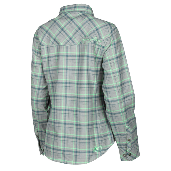 Camasa Dama Klim Upland Flannel Black - Asphalt, 10, nordicamoto.ro