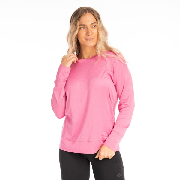 Klim Ostara hosszú ujjú női blúz, Super Pink színben, 18, nordicamoto.ro