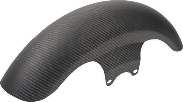 Carbon Front Mid Length Fender Black, 1, nordicamoto.ro