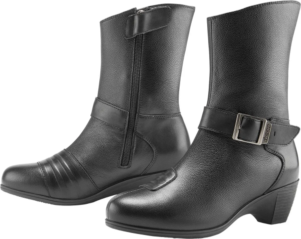 Icon Tuscadero™ női csizma, fekete, 40-es méret, 1, nordicamoto.ro