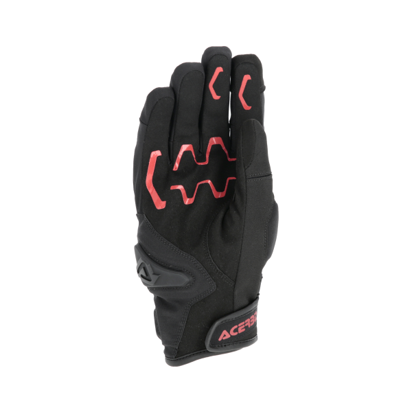 Acerbis CE X-Street WP motorkerékpáros kesztyű, fekete/piros, XS, 4, nordicamoto.ro