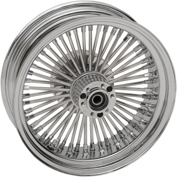 Wheel Assemblies Laced 50-spoke Rear Chrome Silver, 1, nordicamoto.ro