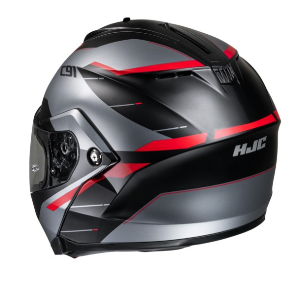 Casca HJC C91 Karan Fluo Rosu S, 3, nordicamoto.ro